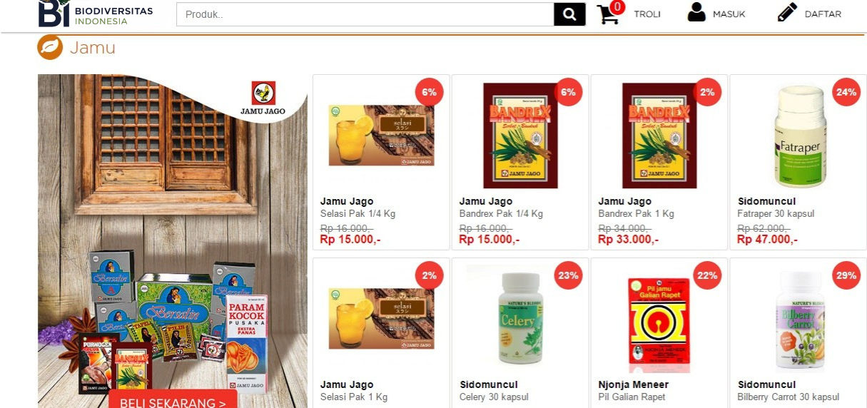 Peluang Bisnis E-Commerce Produk Herbal dari Tumbuhan Asli Indonesia